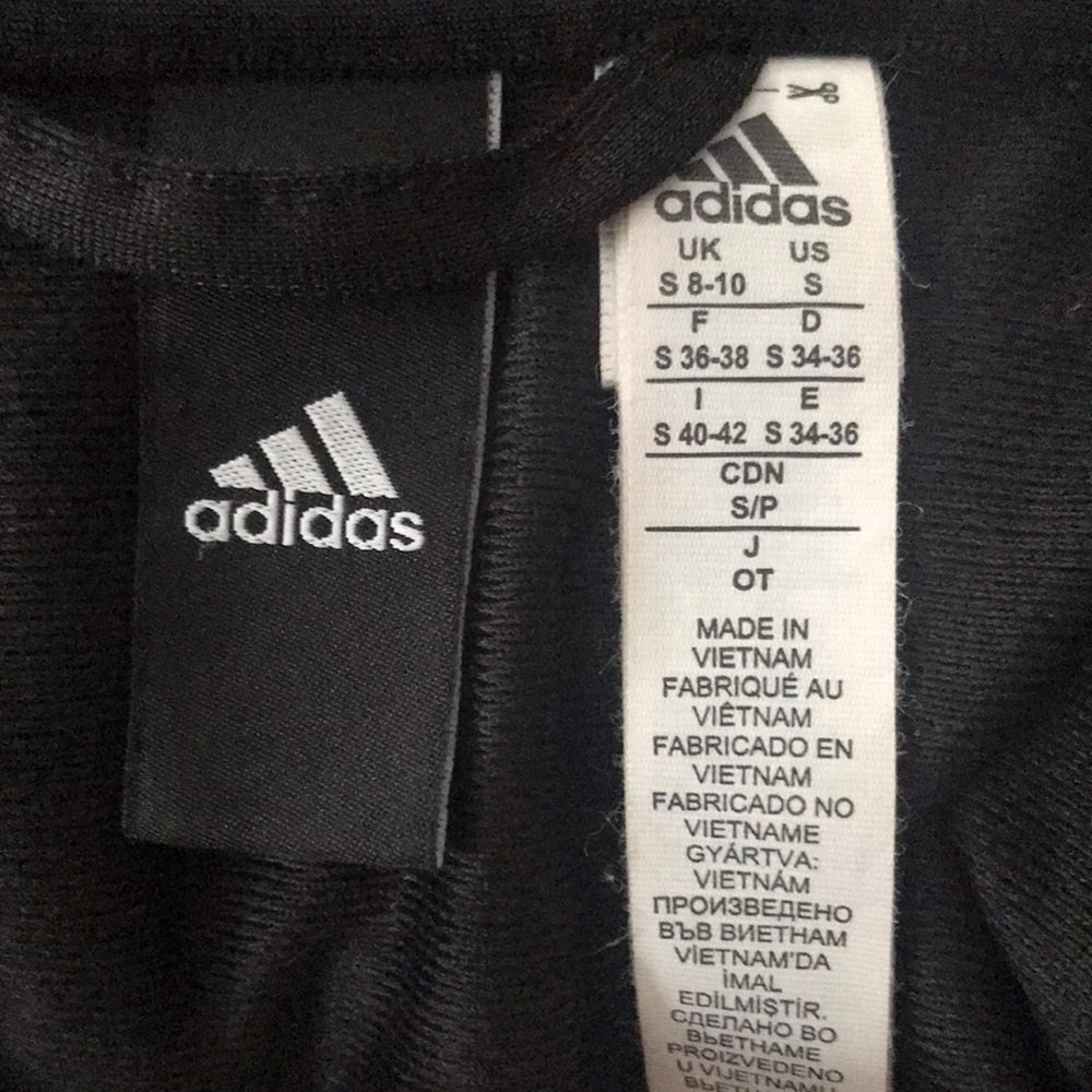 Adidas track jacket girls size S - Picture 3 of 4